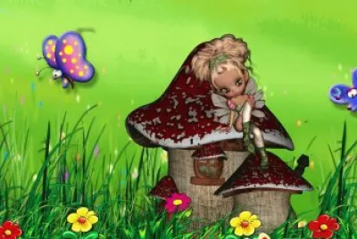 Fadas, duendes e ninfas.