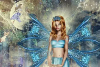 Fadas, duendes e ninfas.