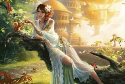 Fadas, duendes e ninfas.