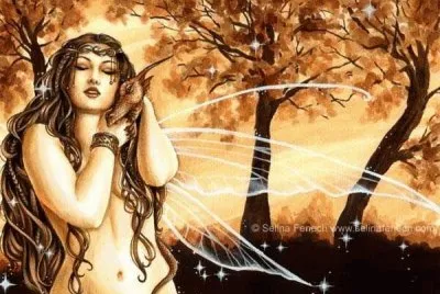 Fadas, duendes e ninfas.