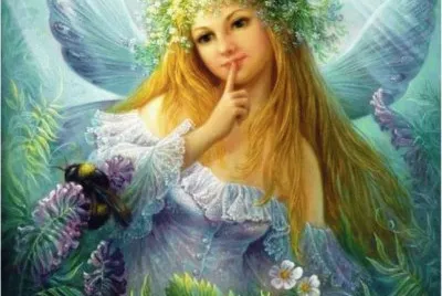 Fadas, duendes e ninfas.
