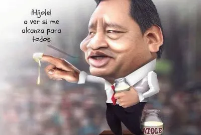 una verdadera caricatura