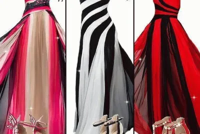 vestidos y zapatos