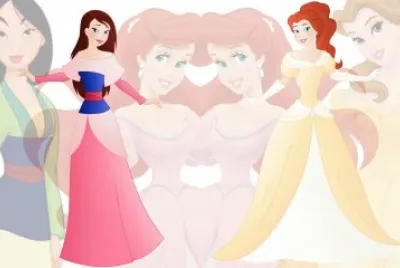 Mulan Ariel Belle