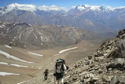 En la Cordillera de los Andes. Mendoza. Argentina
