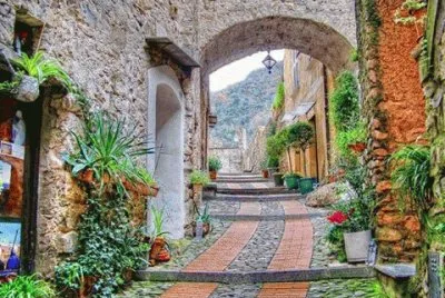 Small Road in Italy