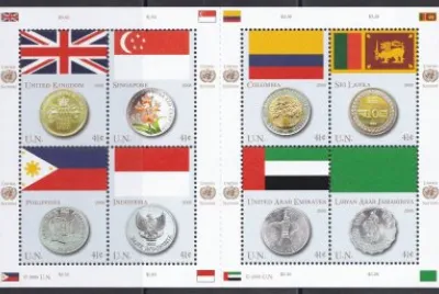 Drapeaux et monnaies