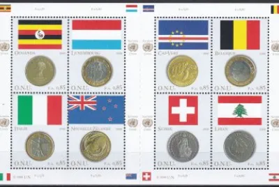 Drapeaux et monnaies
