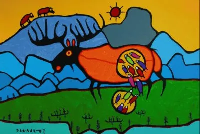 Norval Morrisseau 1931-2007 jigsaw puzzle