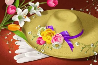 Easter Bonnet and White Gloves