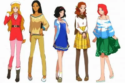 Aurora Pocahontas SnowWhite Belle Ariel