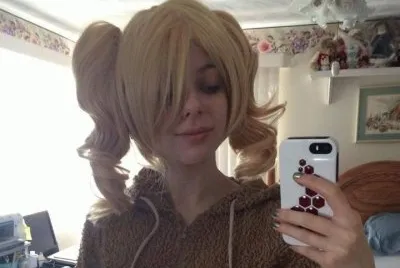 antes de maquillarme de harley