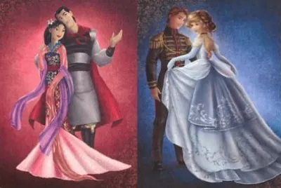 Mulan Shang Prince Cinderella