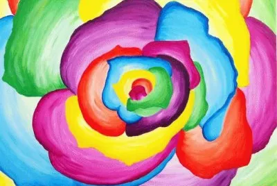 Colored Rose