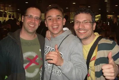 Albert, Marc Canals y Jordi Serrano