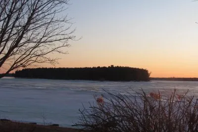 Beaubear 's Island NB at sunset jigsaw puzzle