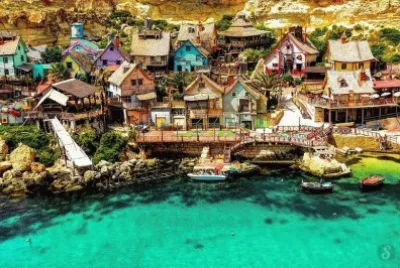 Malta Popeye Village jigsaw puzzle