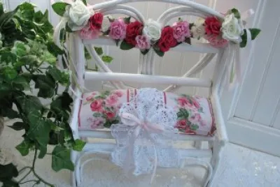 Rose Pincushion Chair- Decor