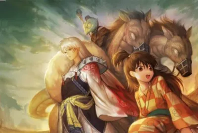 Seshomaru y Rin