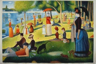פאזל של Autor: Georges-Pierre Seurat  Data: 1884 â€“ 1886