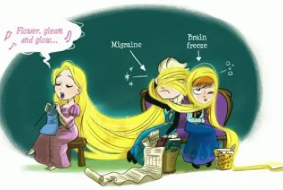 Rapunzel Elsa Anna