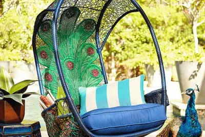 פאזל של Unique Peacock Swing Chair