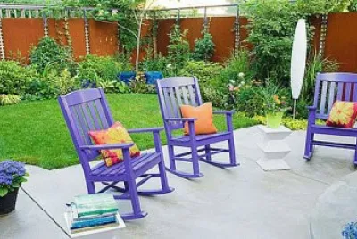 Purple Patio Furniture jigsaw puzzle