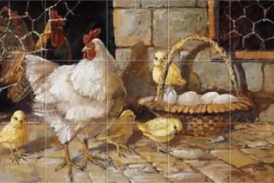 Tile Backsplash Art