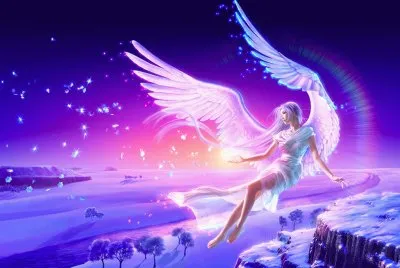 Fantasy Floating Angel-Art