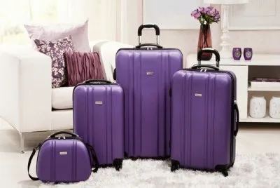 Purple Pearl Luggage Set