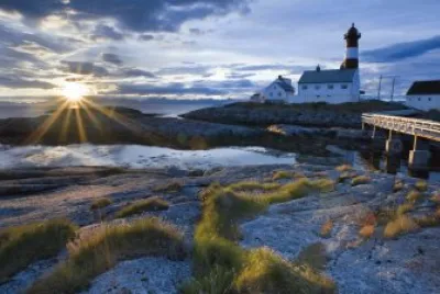 Tranoy Lighthouse, Hamaroy, Norway