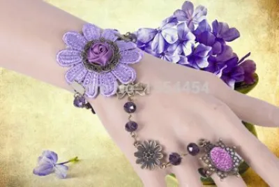 Floral Gothic Glove