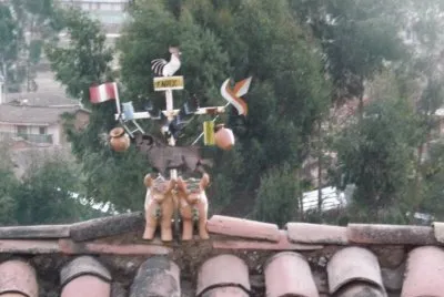Toritos en el techo