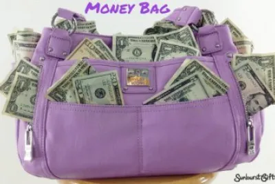 Purple Money Bag-Just what Mom Wants!
