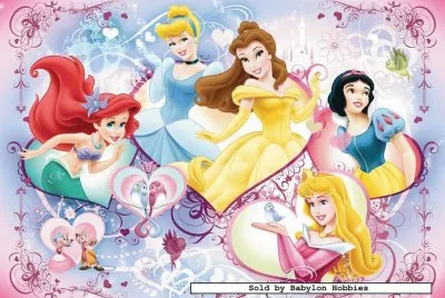 Ariel Cinderella Belle Aurora SnowWhite