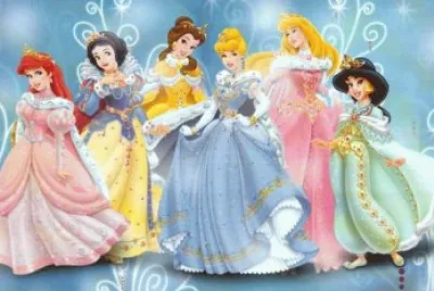 Ariel SnowWhite Belle Cinderella Aurora Jasmine