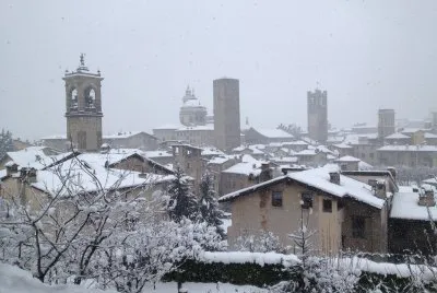 bergamo innevata