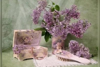 Elegant Lilac Still Life