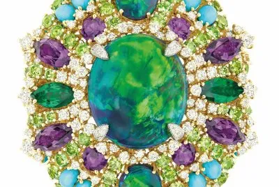 Opulent  Dior Opal Ring with Diamonds