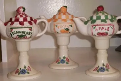 Cute Hand Painted Tea Pot Totems