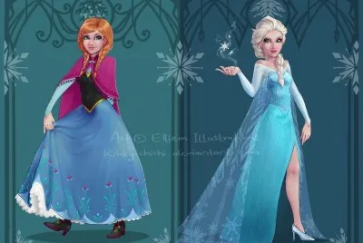 Anna Elsa jigsaw puzzle