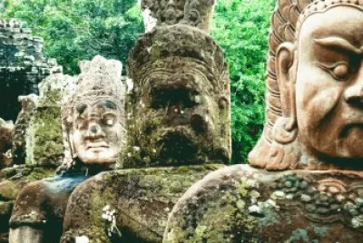 Angkor Wat At Cambodia jigsaw puzzle