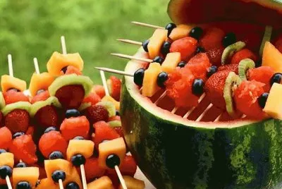 Watermelon Grill Fruit Kabob