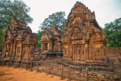 The Temple of Banteay Srei, Siem Reap, Cambodia jigsaw puzzle
