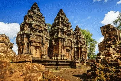 The Temple of Banteay Srei, Siem Reap, Cambodia jigsaw puzzle