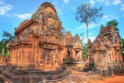 The Temple of Banteay Srei, Siem Reap, Cambodia jigsaw puzzle