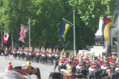 Trooping the colour