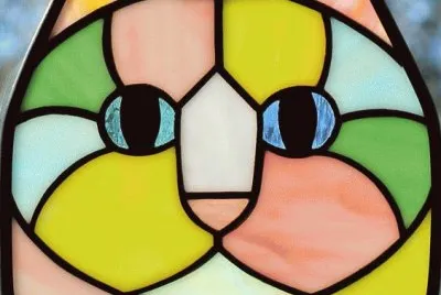 פאזל של Stained Glass Cat
