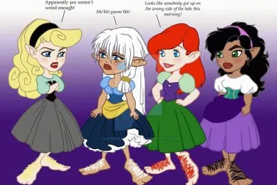 Aurora Kida Ariel Esmeralda