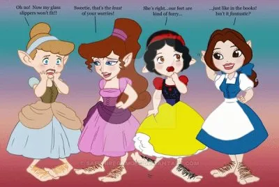Cinderella Megara SnowWhite Belle